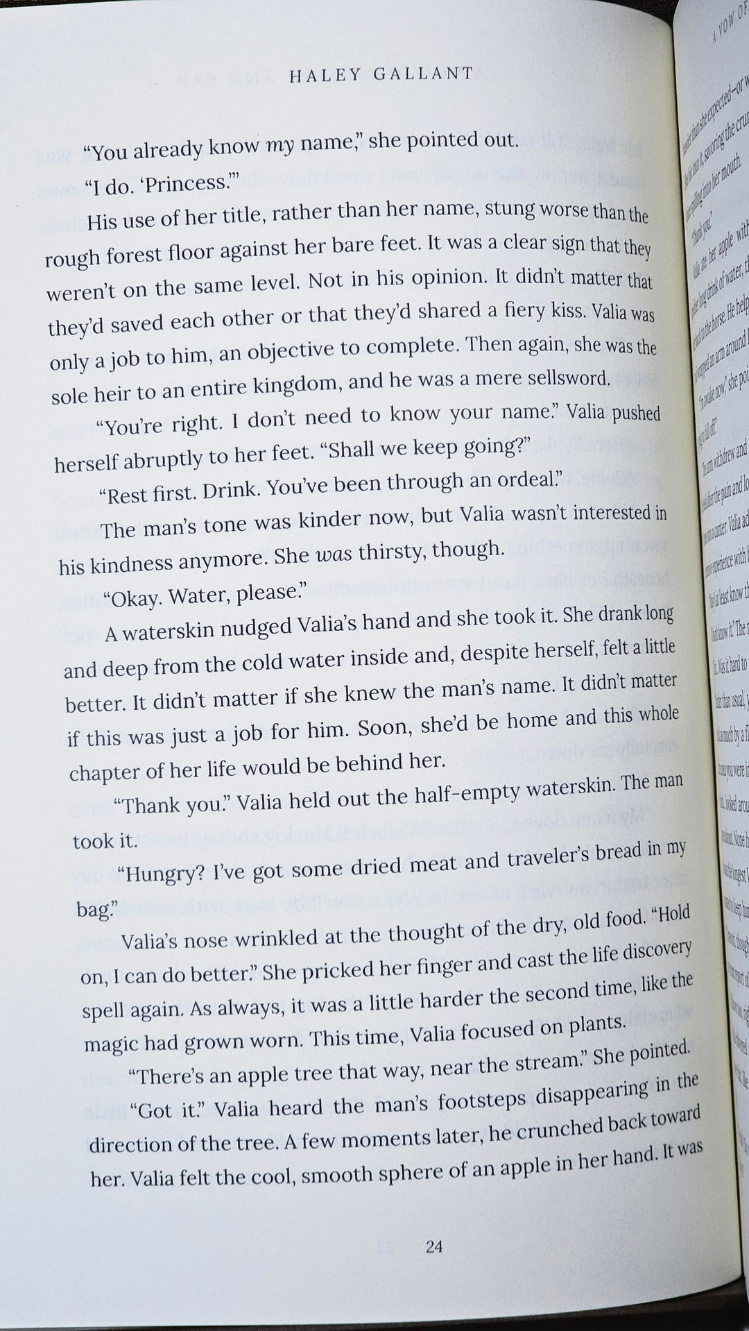 A Vow of Blood and Sap